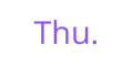 Thu